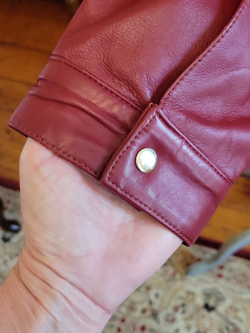 Hugo Buscati Leather Moto Jacket - Picture 4 of 6